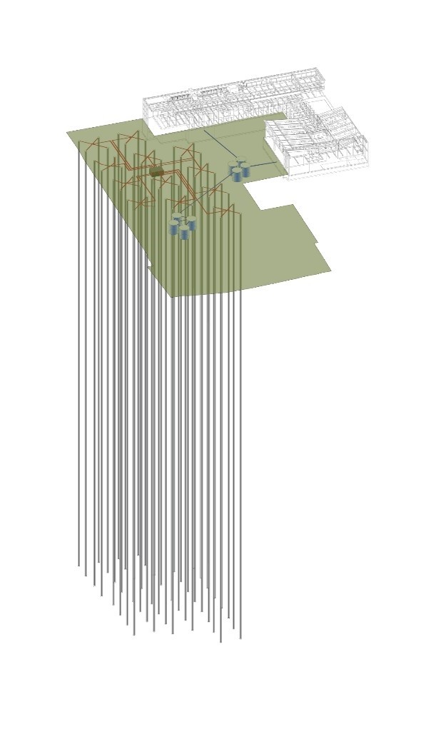 Geothermal system at Weeksville Heritage Center