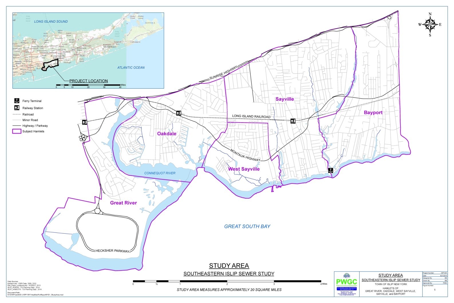 pwgc islip sewer study