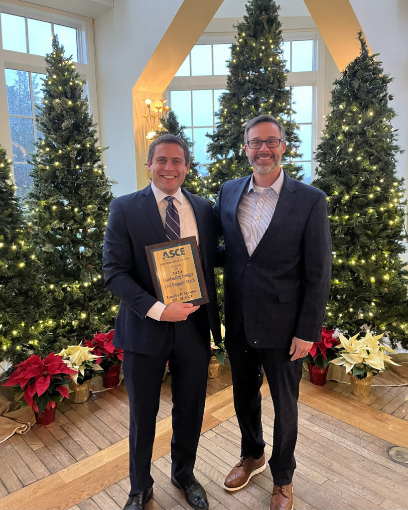 TIM D’AGOSTINO JUST SNAGGED A BIG ASCE AWARD, Tim D'Agostino, Paul K. Boyce