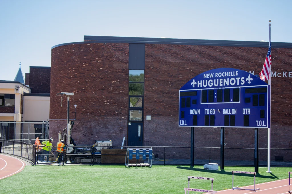 New Rochelle High School Natatorium and Drilling