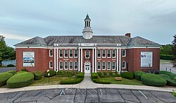 Closed loop geothermal borefield under the athletic field at Bridgehampton School